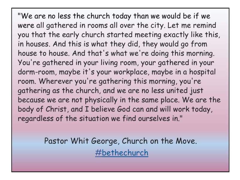 Thoughts on Online&nbsp;Church